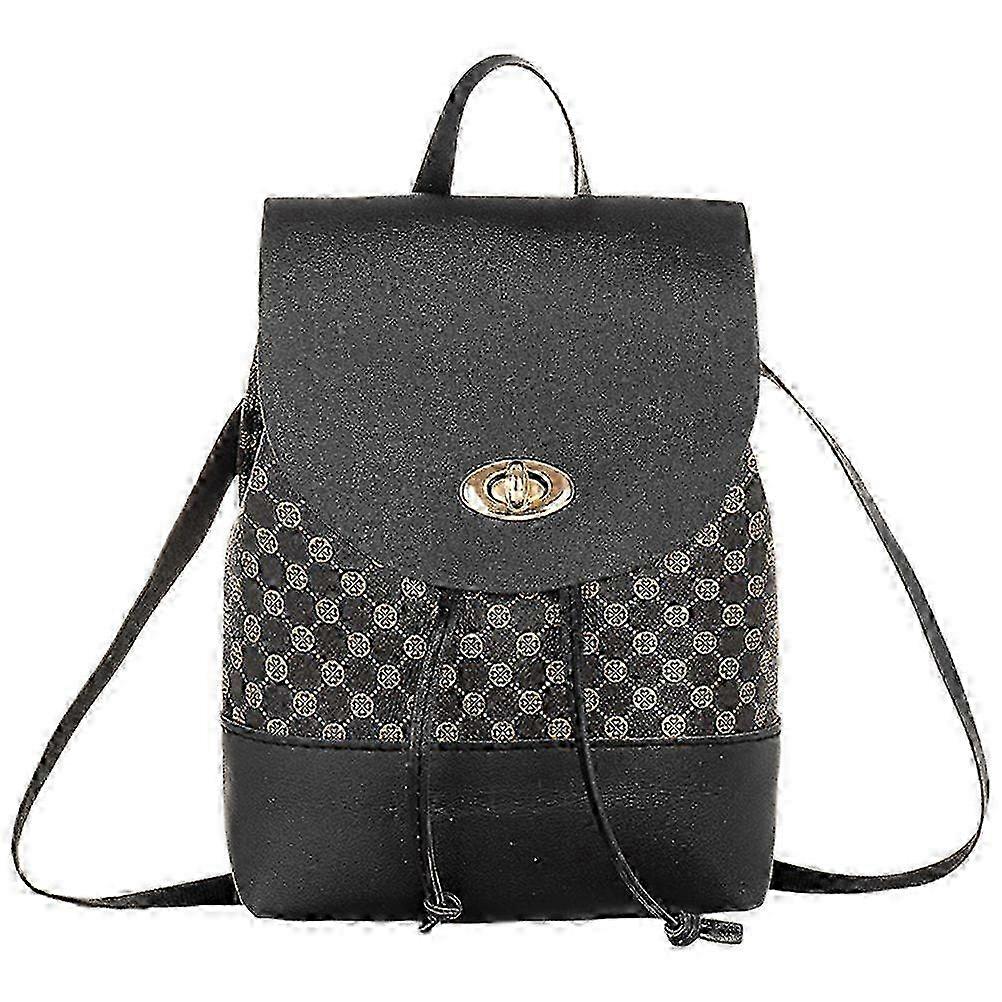 PU Drawstring Backpack Lightweight Chic