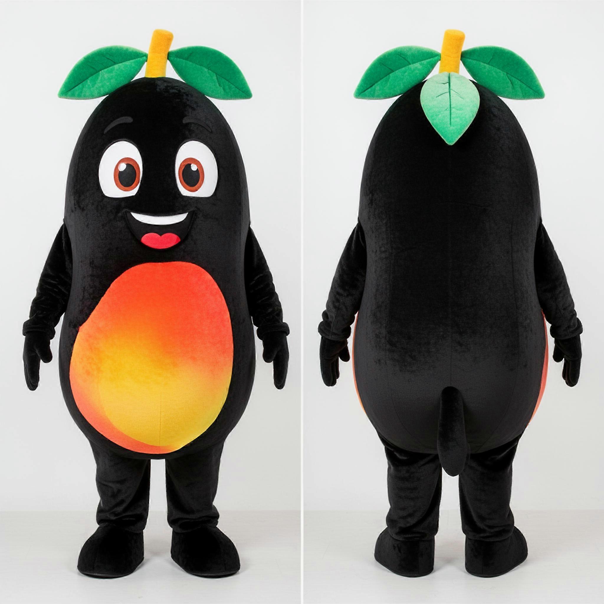 MASTICOT Jet Black Rounded Mango Mascot