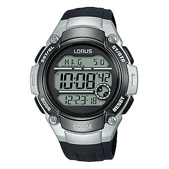 Lorus Digital Man Watch Digital Quartz With R2331MX9 Polyurethane Bracelet