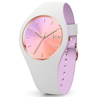 Ice duo chic Quartz Analog Woman Watch with IC016978 Rubber Bracelet