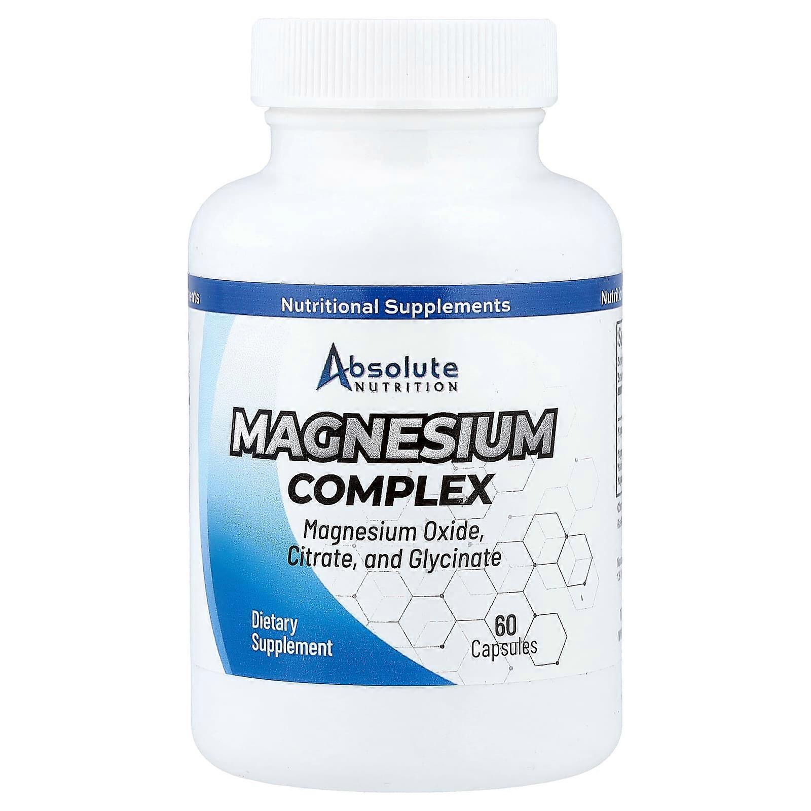Absolute Nutrition, Magnesium Complex, 60 Capsules