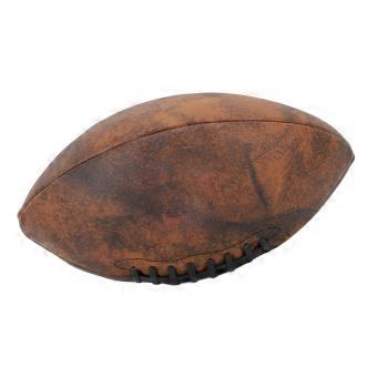 Training Fußball Größe 9 Rugby Ball PU Bequemer Griff Vintage Design Langlebiger Sport Fußball für Spiel Spiel Spiel