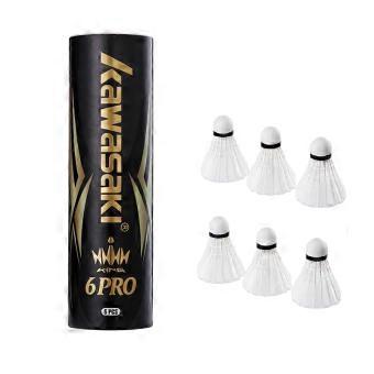 Goose Feather Badmintonballen 6 stuks met stabiliteit en duurzaamheid