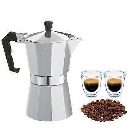 6-Cup Aluminium Stovetop Espresso Maker