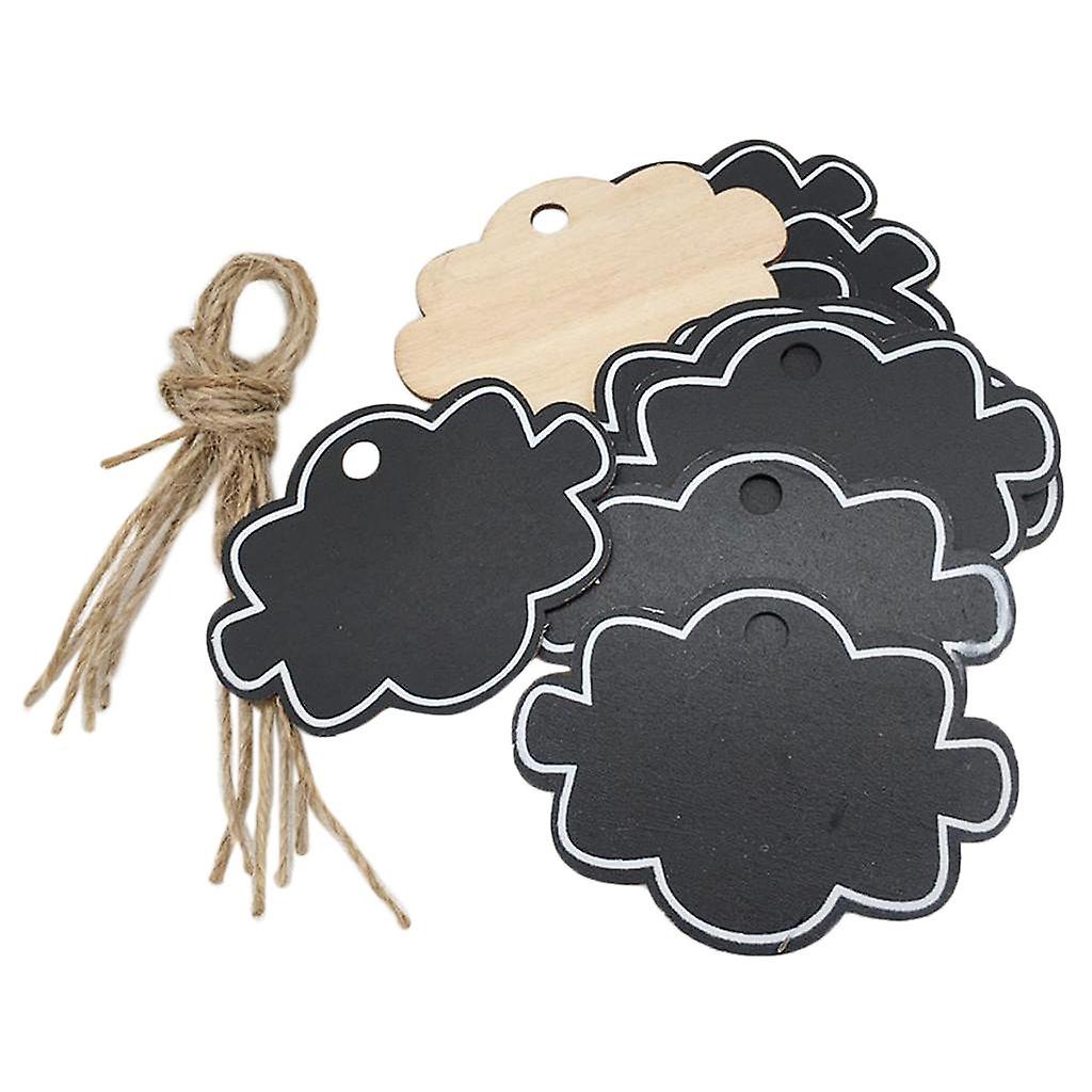 10 pices en bois nuage suspendu tiquettes tableau noir message tableau noir mariage