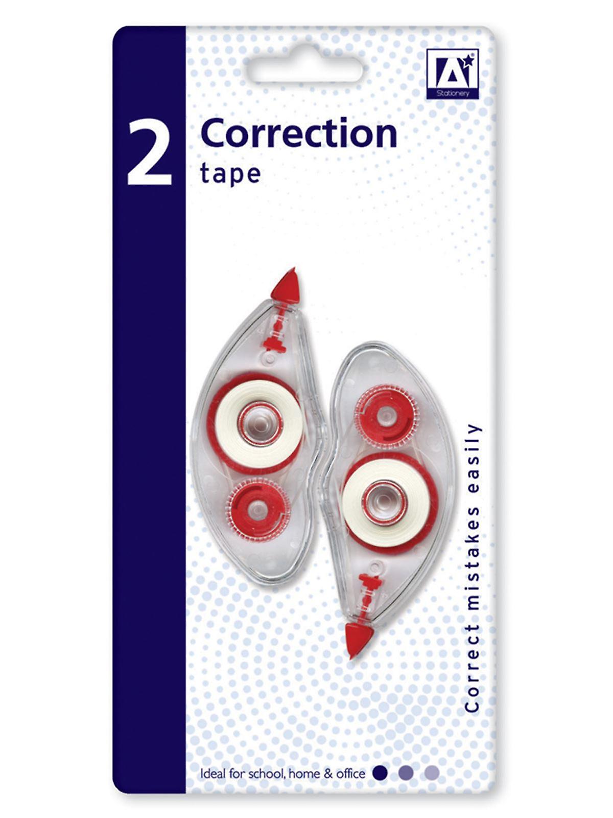2 Clear Correction Mouse Rollers With White Tape