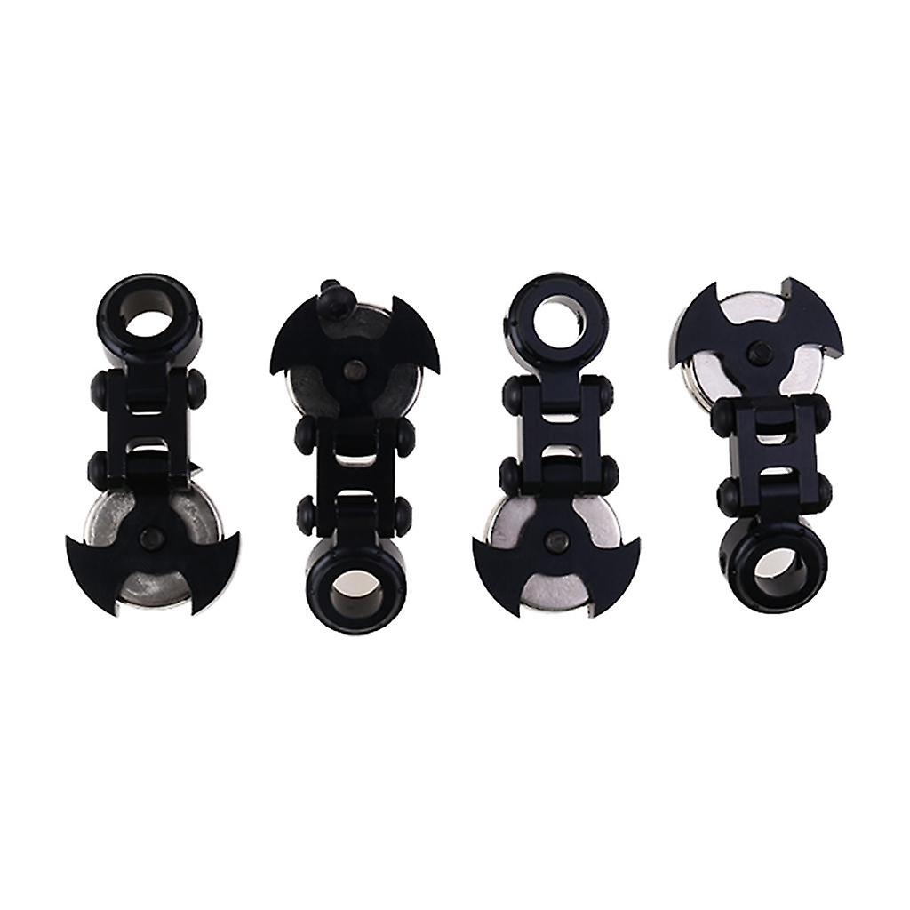 1:10 RC Car Crawler Stealth Invisible Magnetic Body Shell Post Mount Black