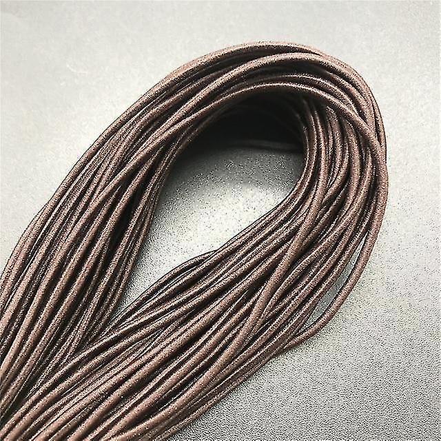 Caffè 5yards 2mm Colorato alto elastico rotondo elastico B rotondo corda elastica gomma