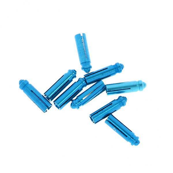 4xSet mit 9 Stück Eloxiertes Aluminium Dart Flight Savers / Protektoren Blau