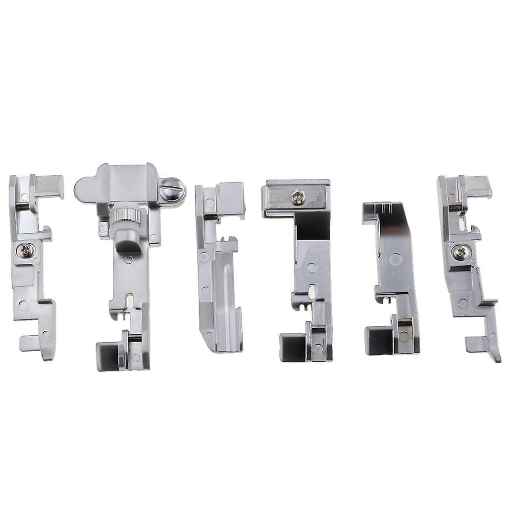 6 Pieces Presser Foot Set Multi-Function Sewing Machines Part for Singer 14U