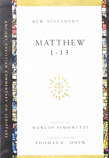 Matthew 113 by Thomas C. Oden Paperback