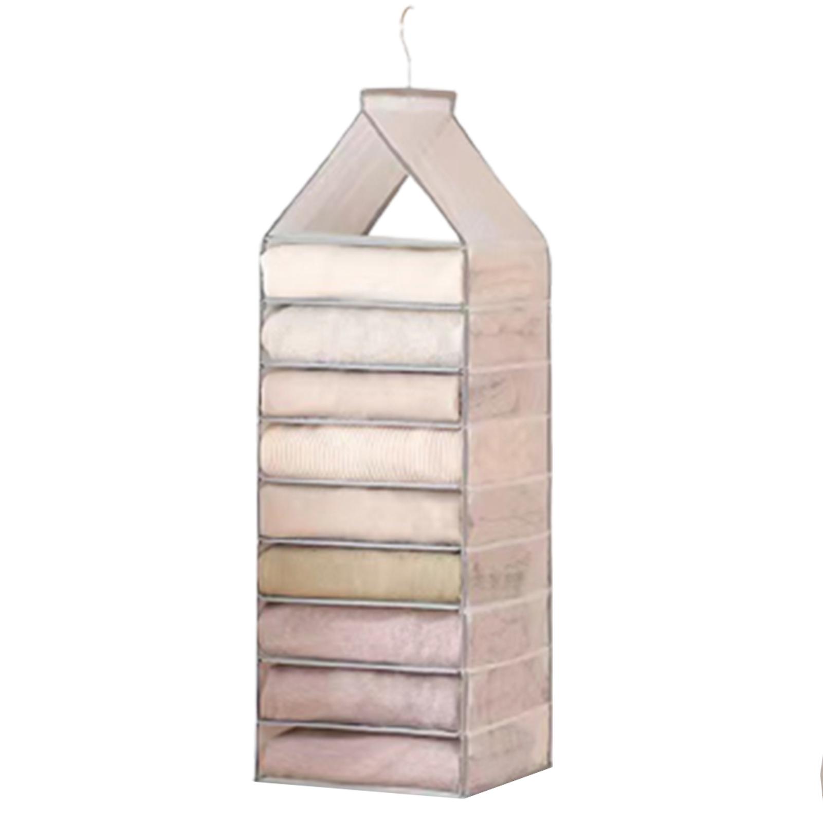 Multilayer Hanging Clothes Organizer Space Saving Closet Storage Bag
