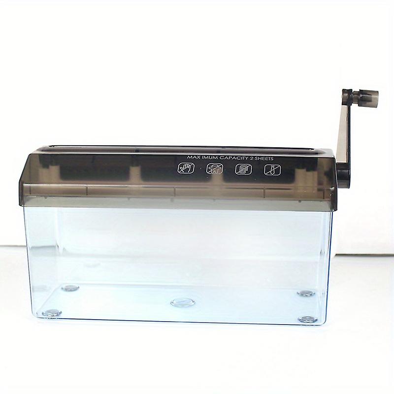 Déchiquetez sans effort les papiers A4 et A6 n’importe où avec notre déchiqueteuse manuelle portable à coupe droite - parfaite pour les fournitures de bureau et d’enseignement!