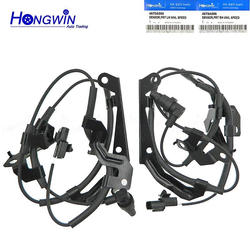 One Set Front Rear Left Right Wheel Speed Abs Sensor For Mitsubishi L200 Triton 2011-2016 4670a595 4670a596 4670a597 4670a598