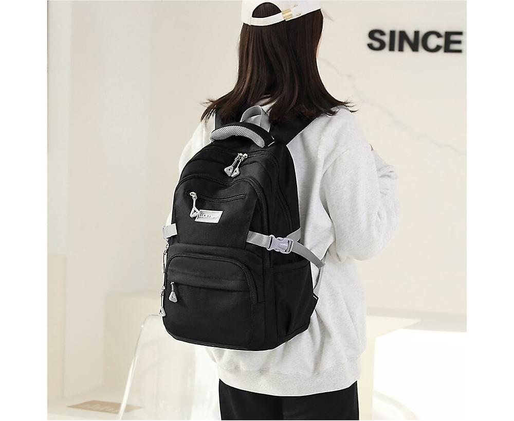 Zaino LEDAOU Leggero E Impermeabile Con Portatile Fino A 15.6 Pollici – Unisex Per Scuola, Università E Viaggi (Nodo Rosa A Farfalla)