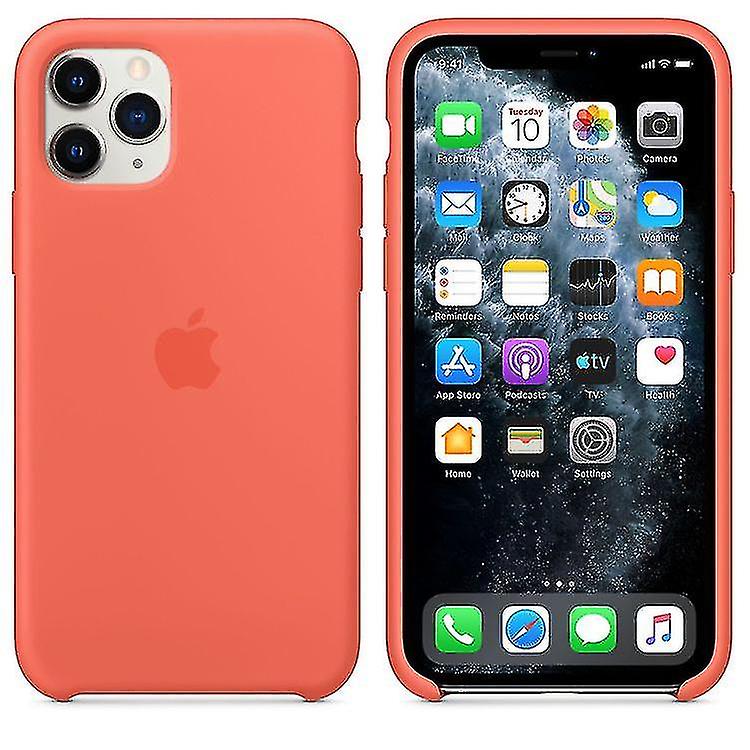 Apple Silicone Microfiber Cover Case For Iphone 11 Pro - Pine Green