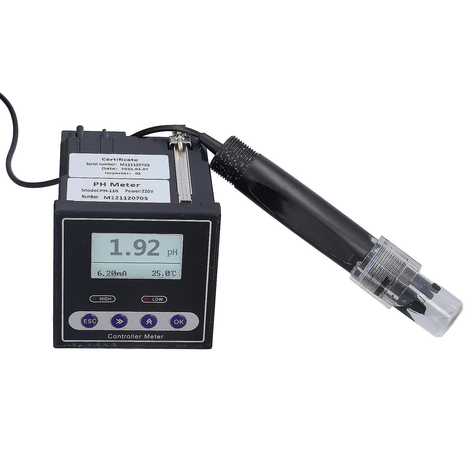 PH/ORP Water Quality Tester 0.01pH/1mV Resolution with Energy Saving LCD Backlight for Wastewater Treatment AC220V