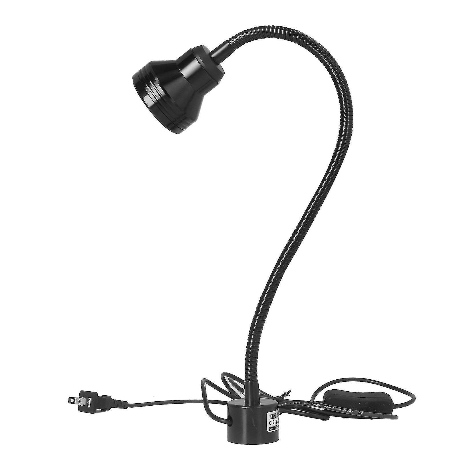 Magnetic Work Light 7W LEDs Flexible Gooseneck Plug Magnetic Base Metal Work Bench Lamp for CNC