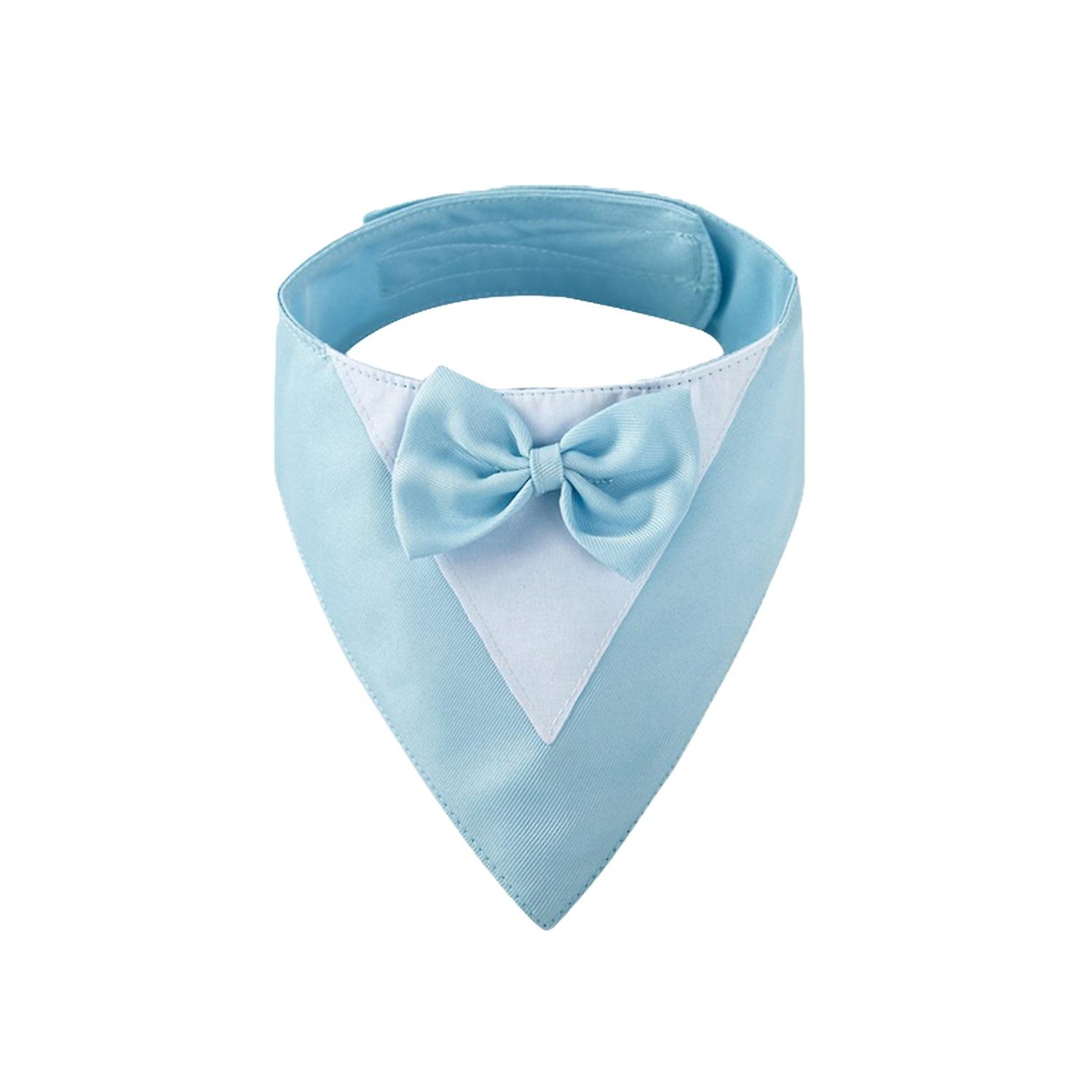 Pet Tie Collar Party Dress Up Adjustable Triangle Scarf Gentleman Dog Wedding Suit Bow Collar Pets A
