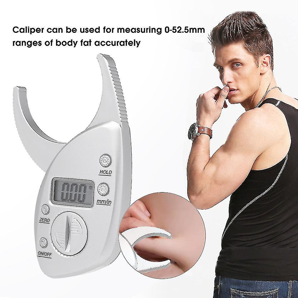 Fat Caliper,2 Pcs Button Battery,