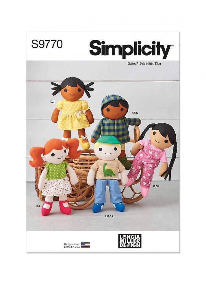 Simplicity Paper Sewing Pattern 9770