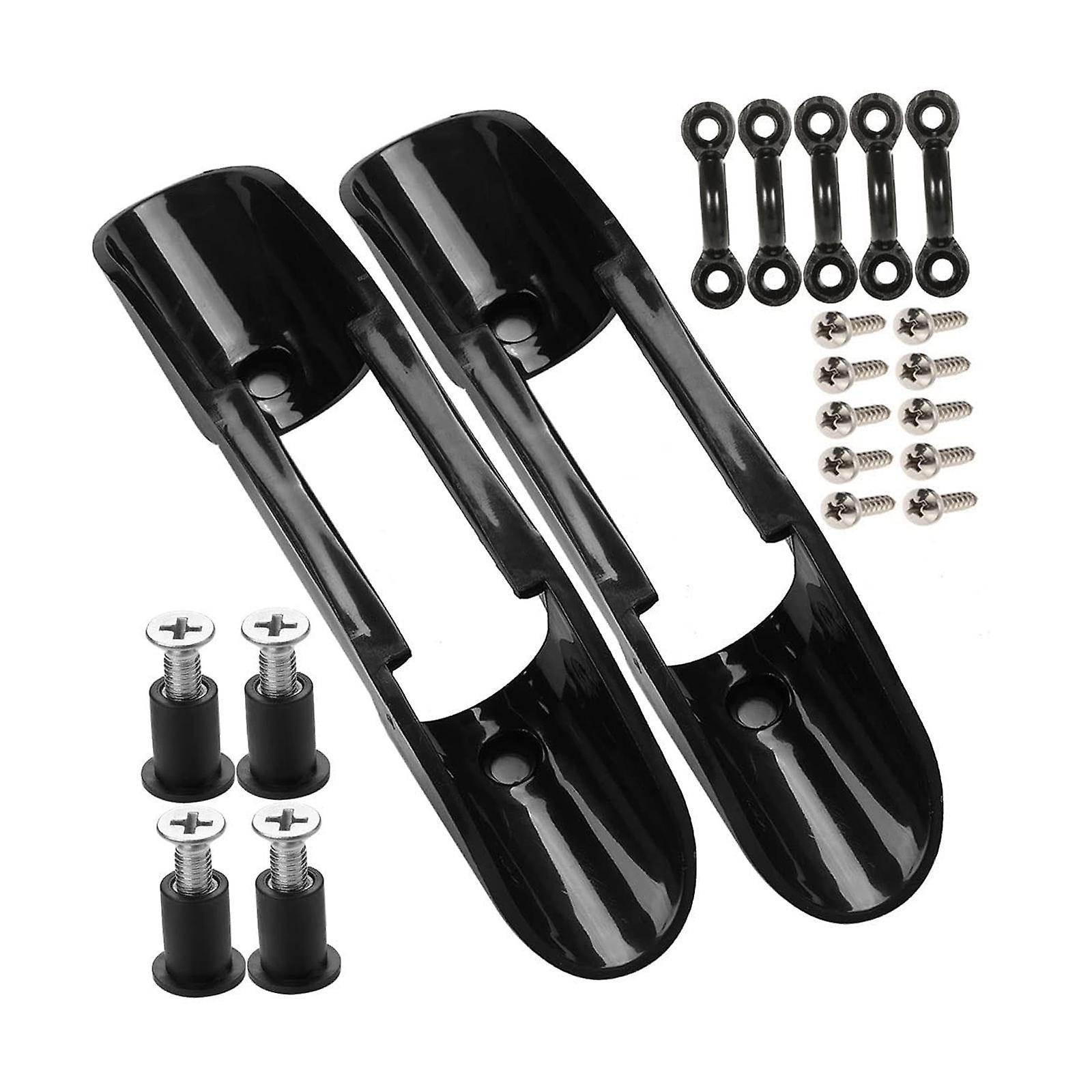 2x Kayak Paddle Holder Clips Canoe Oars Keeper for Canoeing Surfboard Rowing