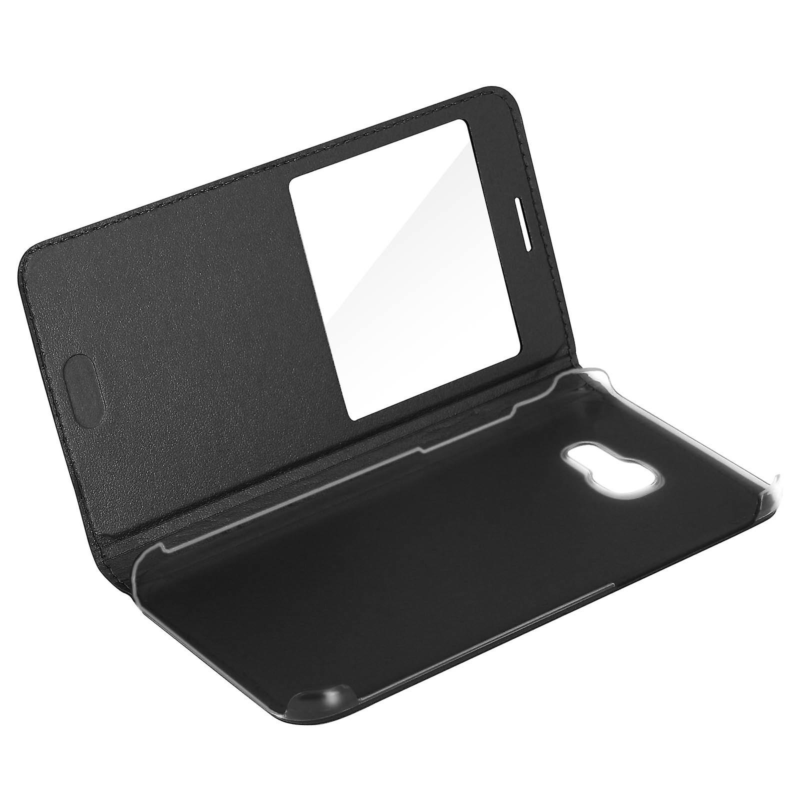 Clear View Case for Galaxy A5 2017 Ultra-thin - Black