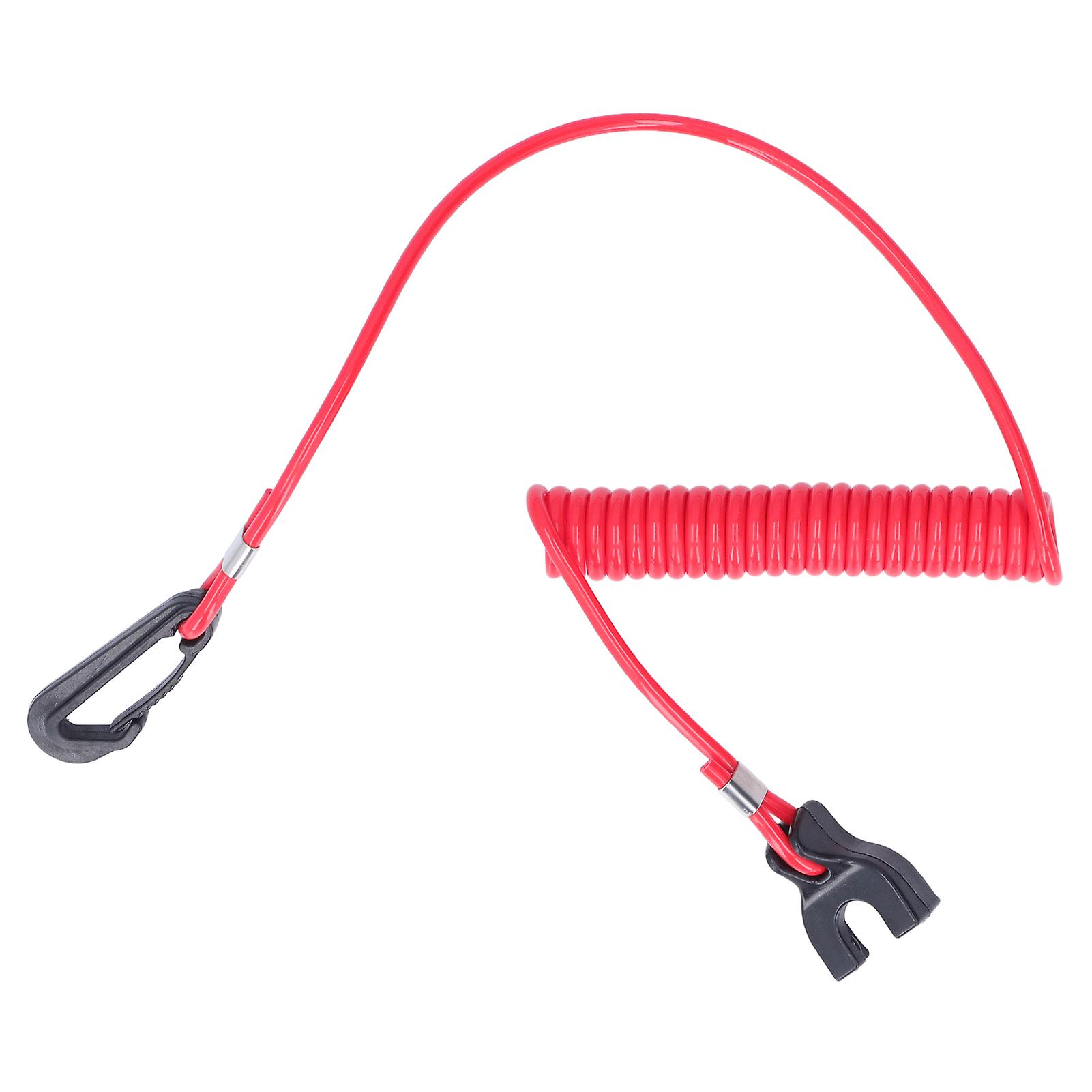 Emergency Stop Switch with Safety Lanyard Tether 0176288 for Johnson Evinrude OMC Outboard Motors Replacement Part