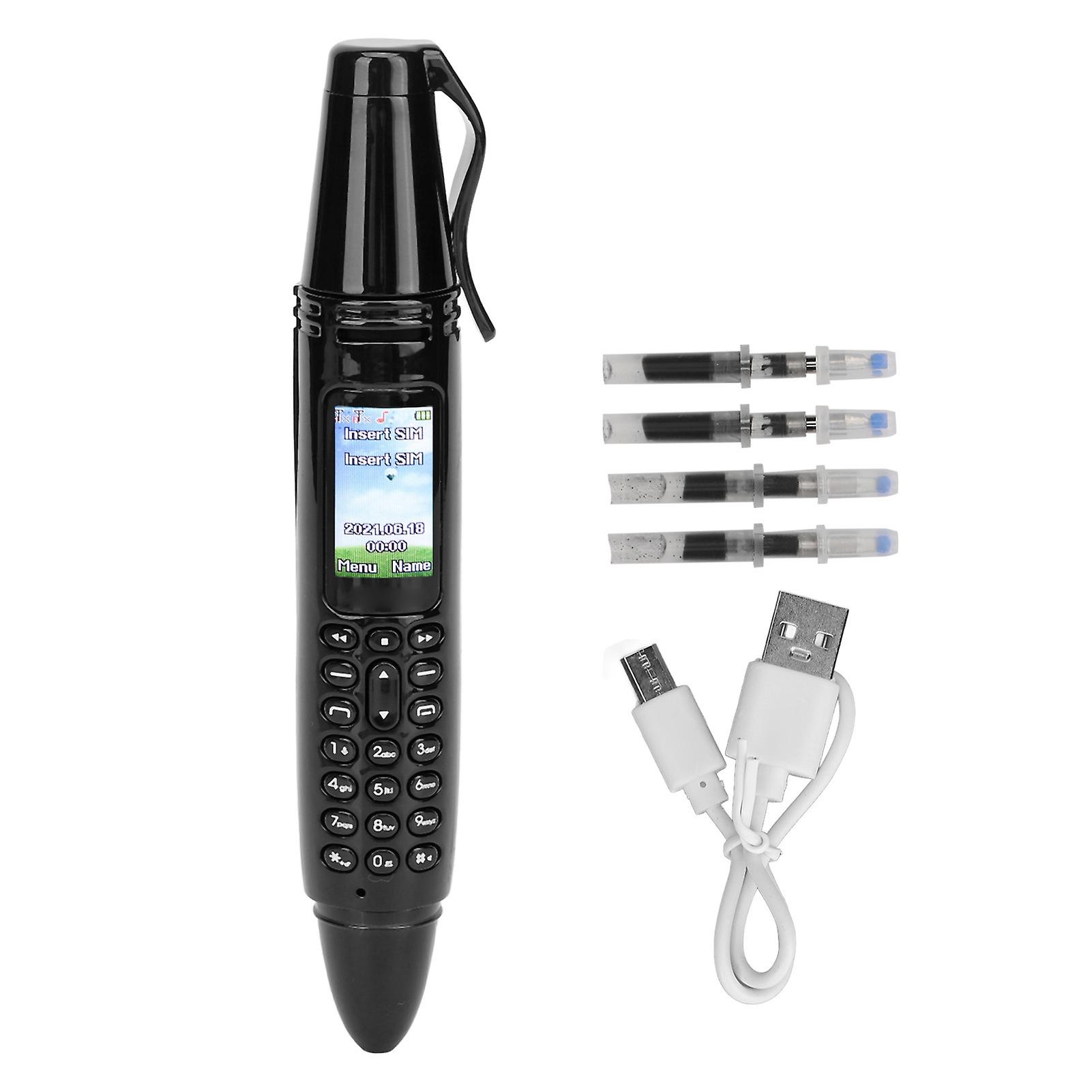 Pen Mini Cell Phone Bluetooth Dialer 0.96 Inch Tiny Screen Mobile Phone Support GSM Dual SIM 32G Memory Card with Camera