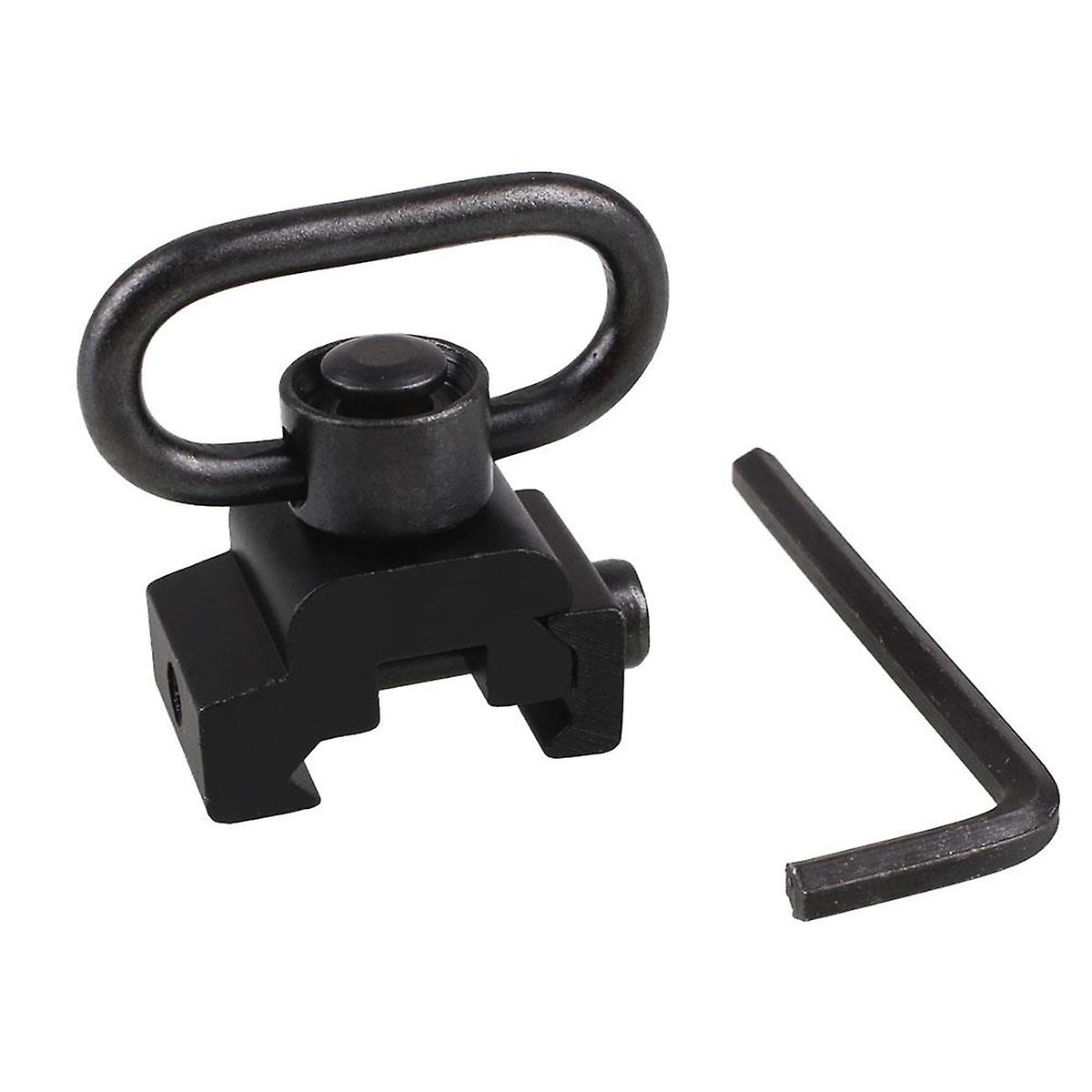 Aluminum Alloy Heavy Duty QD Sling Swivel Mount with Quick Release Detach Push Button Attachment