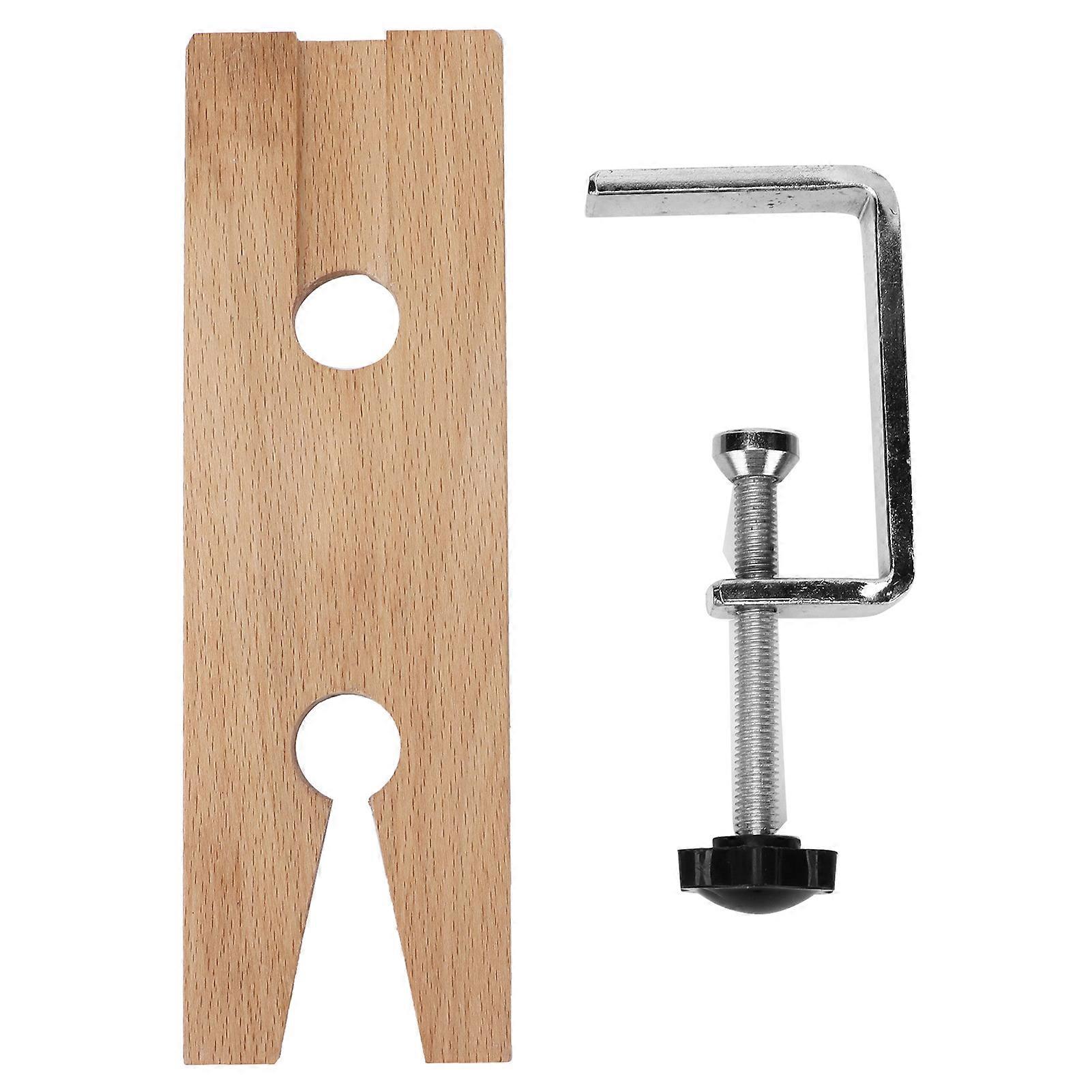 Jeweler's Workbench with Pin Clamp, Wooden Workbench, Professional Jewelers, Manufacturing Processing Tools