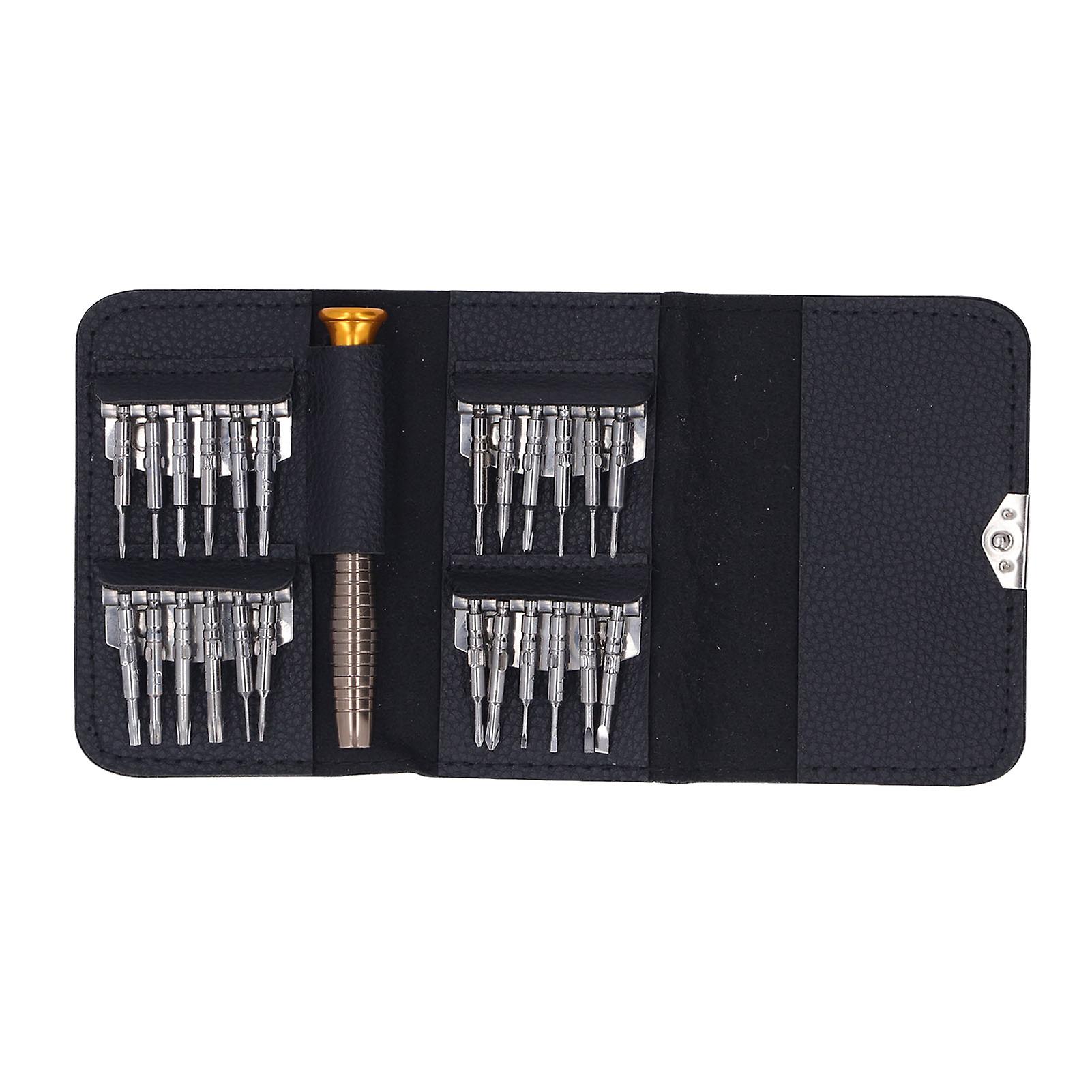 Accurate 25-in-1 Screwdriver Bit Set - DIY Mini Tool Kit for Eyeglass, Watch & Electronics Repair