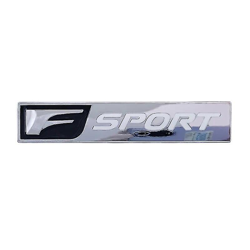 thumbnail image 2 of FeiKong Emblema deportivo F con logotipo de metal 3D para guardabarros de coche, insignia para maletero, calcomanía para Lexus RX Nx Is 300 Is350 Ct 200h Gs F Sport, accesorios adhesivos, 2 of 5