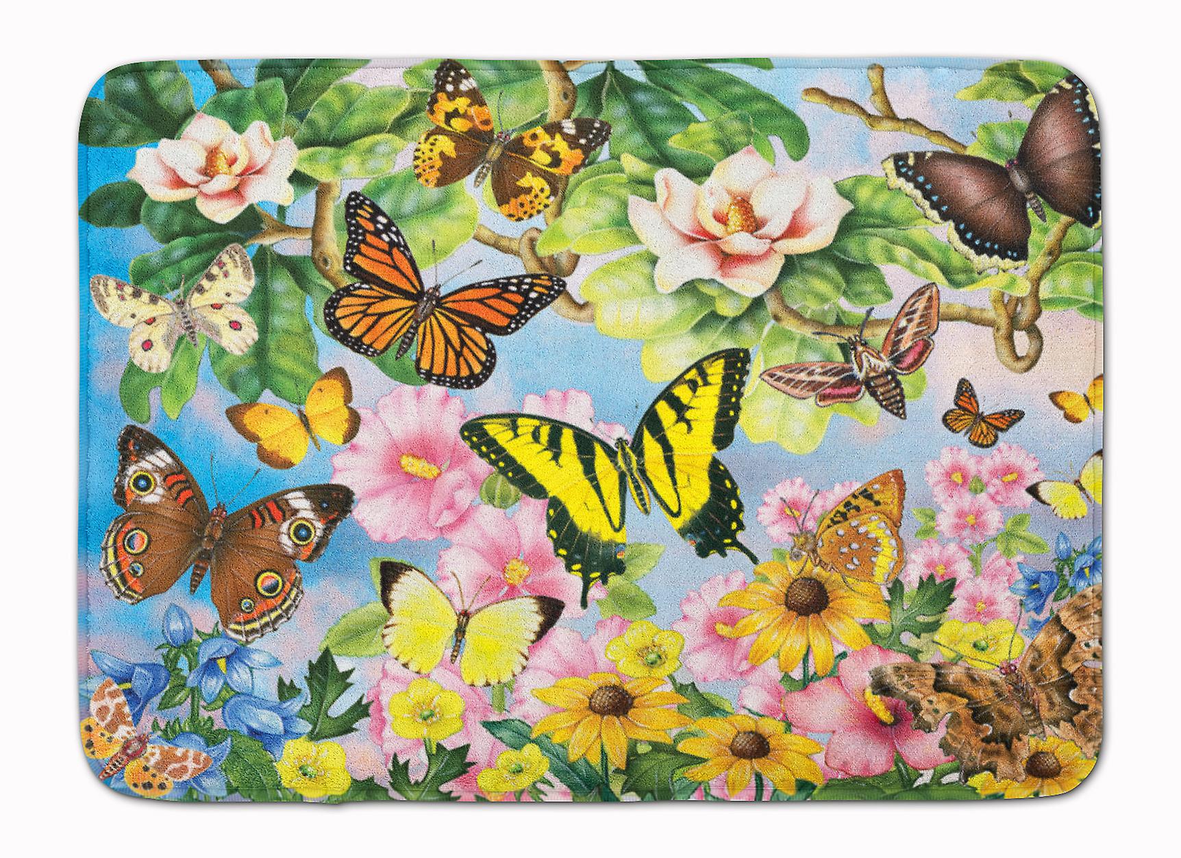 Caroline`s treasures carolines comori prs4043rug america de nord fluturi machine lavabil memo multicolore 19 x 27