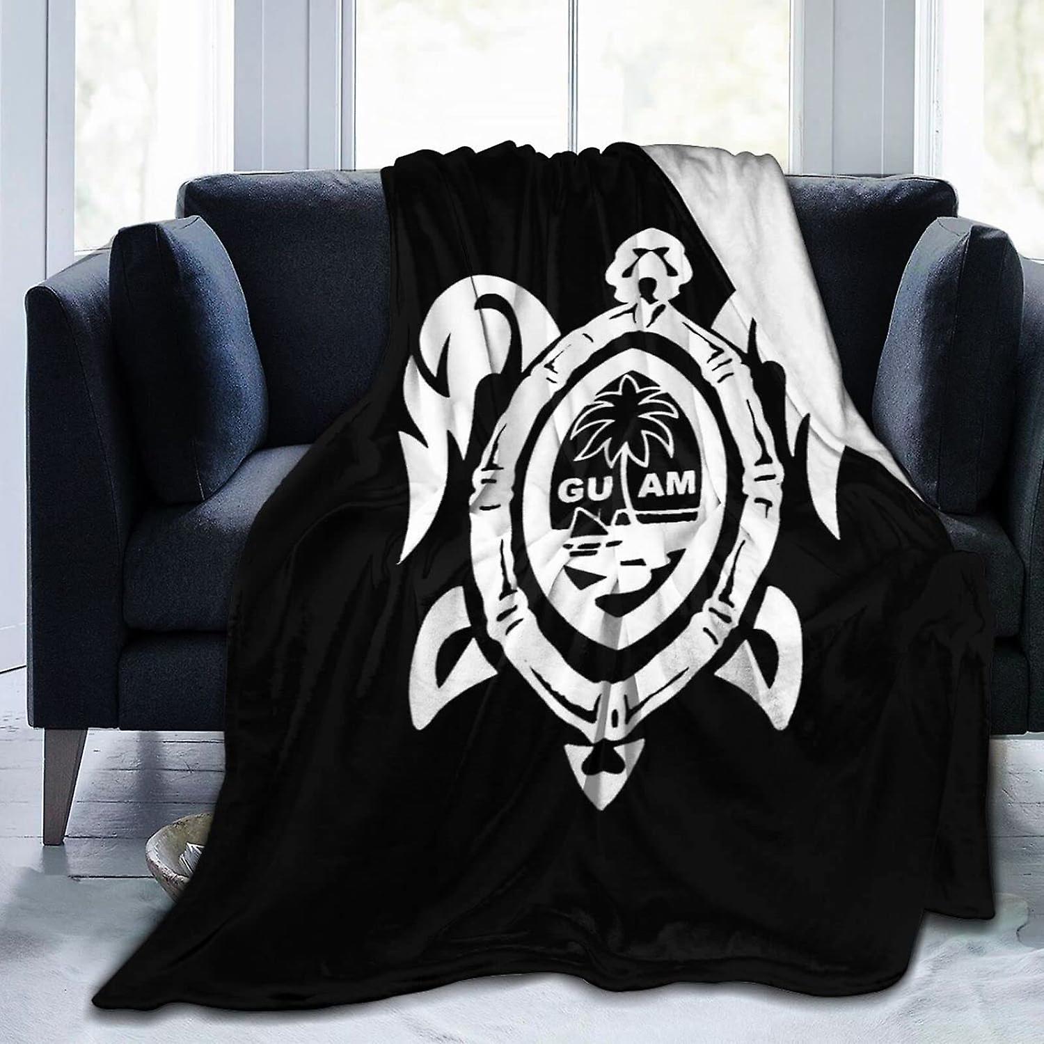 Soft Blanket Guam Sea Turtle Flannel Blanket Super Soft Warm Lightweight Bed Throw Blanket for Home Sofa Couch