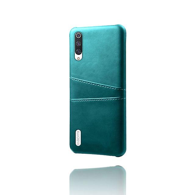 Dual Pocket Leather Shell Case for Xiaomi Redmi Note 7 / Note 7 Pro - Green