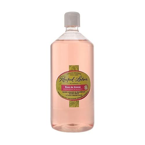 Rose de Grasse, liquid Marseille soap, refill 1 L