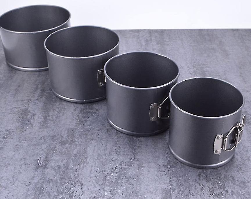 Ice Cube Trays 4/5/6/7 Inch Cake Mold Round Shape Non Stick Springform Stainless Steel Cake Pan Pastry Cake Molds