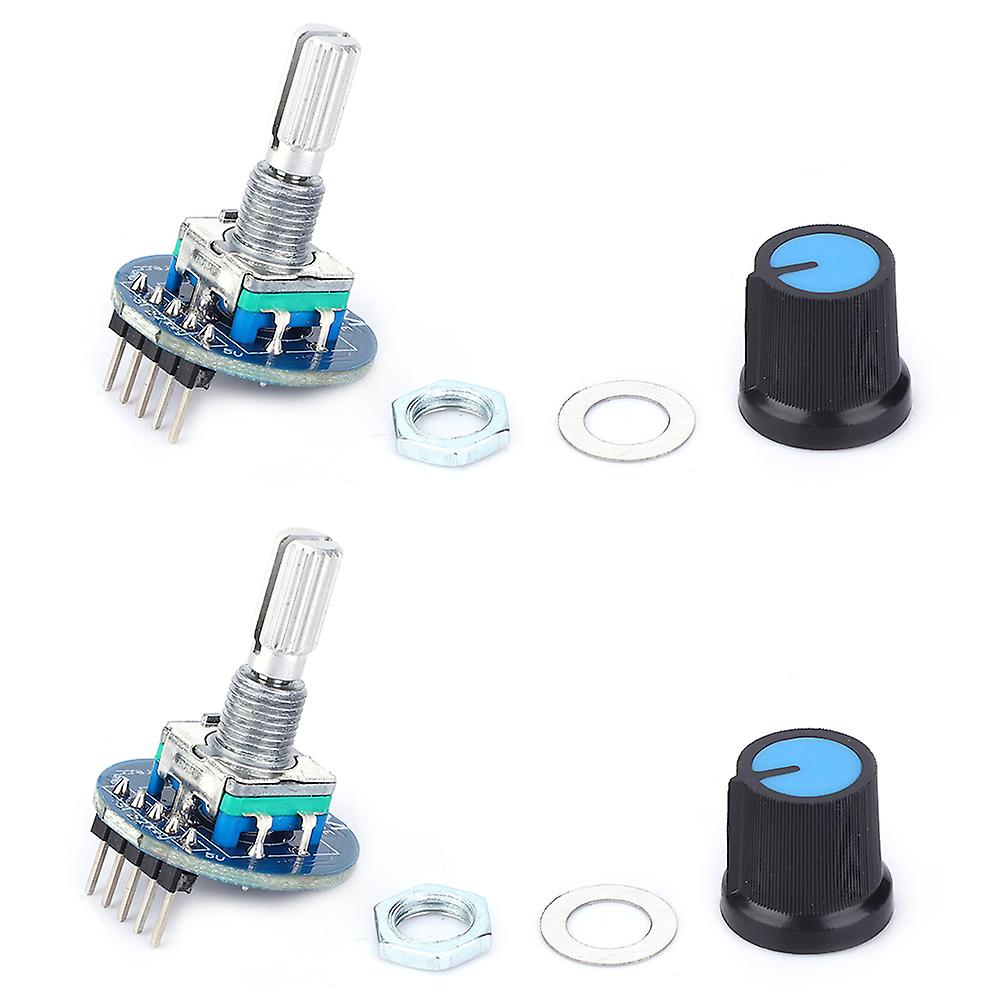 Fictory Potentiometer Fictory 2Pcs Rotating Encoder Module, Potentiometer Electronic Component for Development Board, 5V
