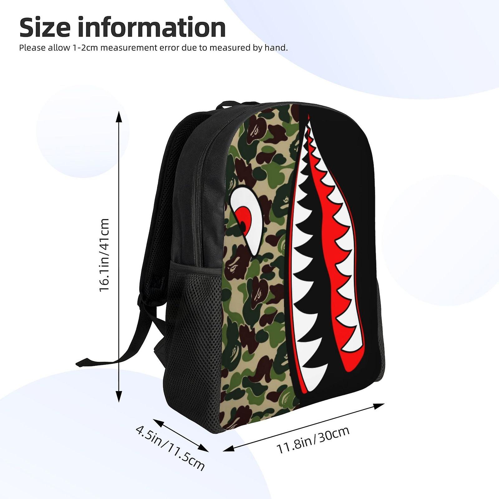 Bag Shark Backpack Louis Vuitton Bape 1st Green Camo Shark Day Pack Authentic Bag Shark Backpack Louis Vuitton Bape 1st Green Camo Shark Day Pack Authentic