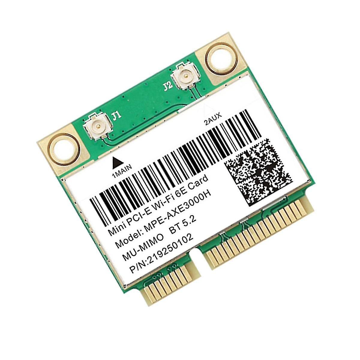 -axe3000h Wifi κάρτα Wifi 6e 2400mbps Mini PCI-e κάρτα συμβατή Bt 5.2 802.11ax 2.4g/5g/6ghz Wlan Δίκτυο-DT