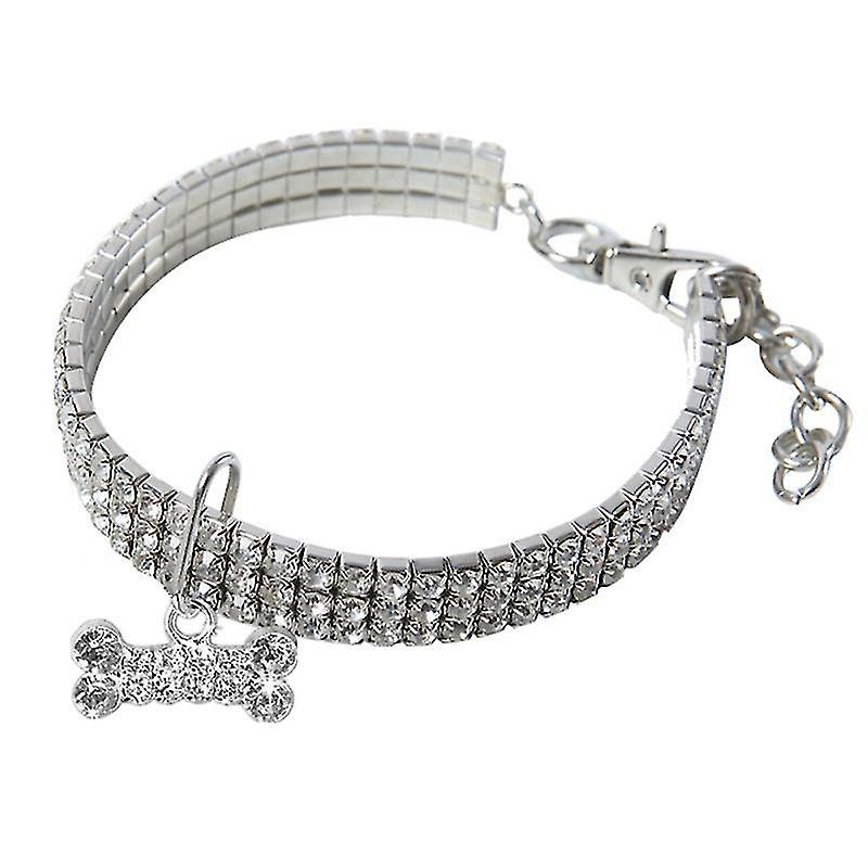 1pcs Rhinestone Dog Collar