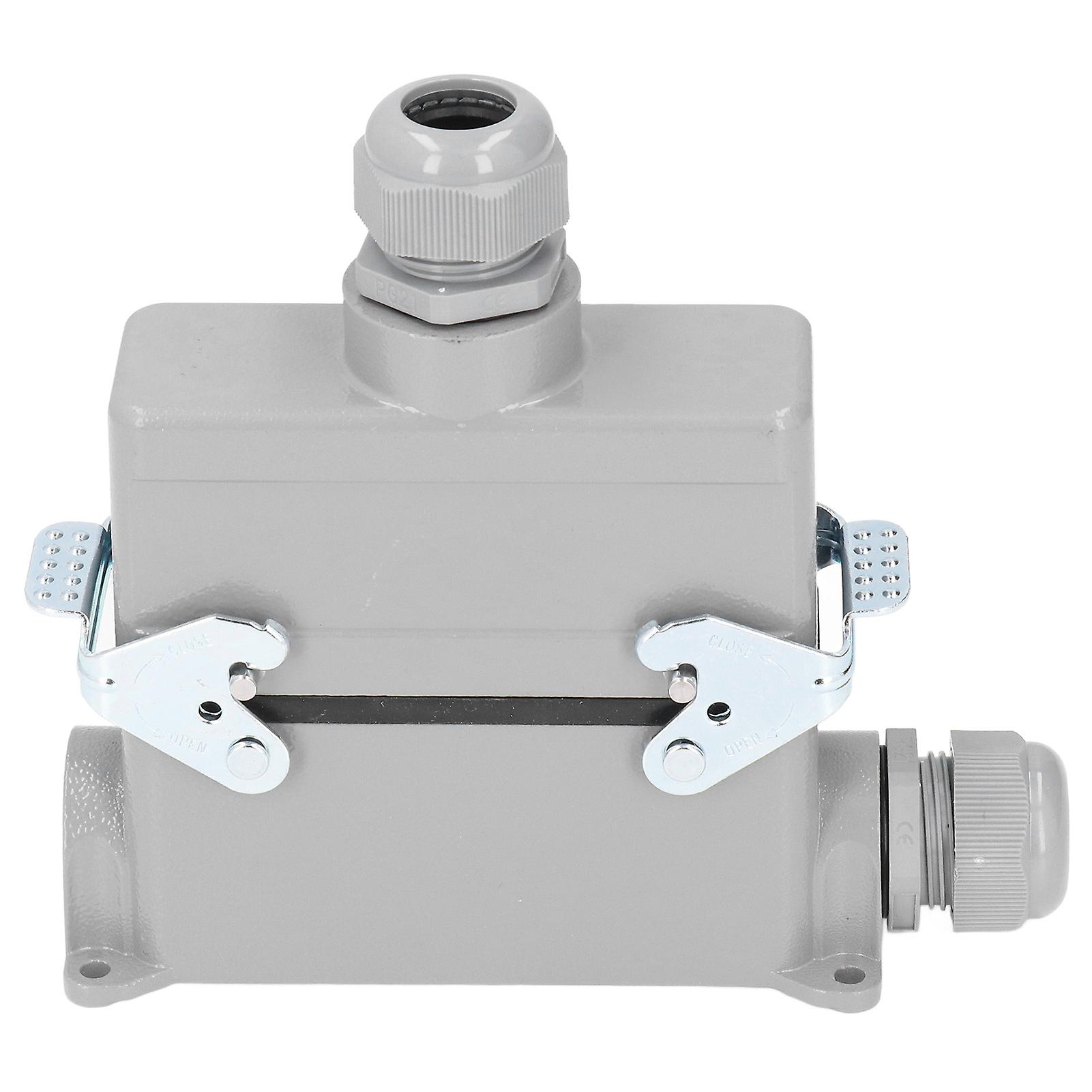 Rectangular Heavy Duty Connector HDCHE0244PG21 Waterproof for Connecting 16A 500V