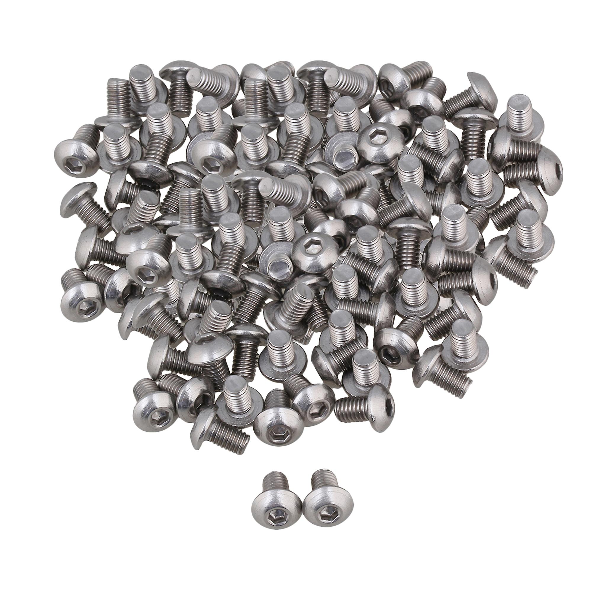 150x M5x8mm Silver Hex Socket Cap Screws Bolts Fastner Stainless Steel