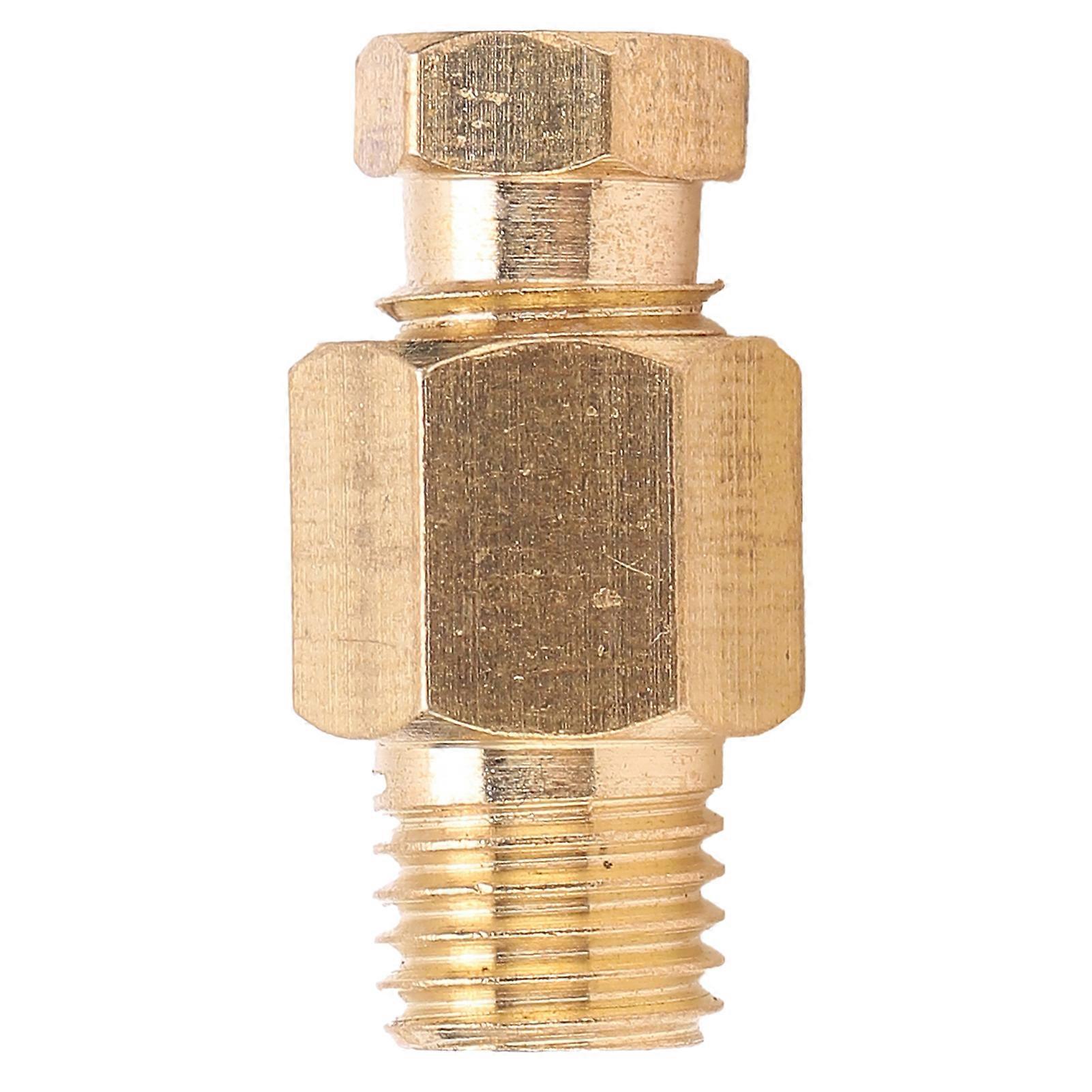 Brass Fitting Straight-Through Threaded Pipe Connection Nipple Industrial Joint SuppliesPD408