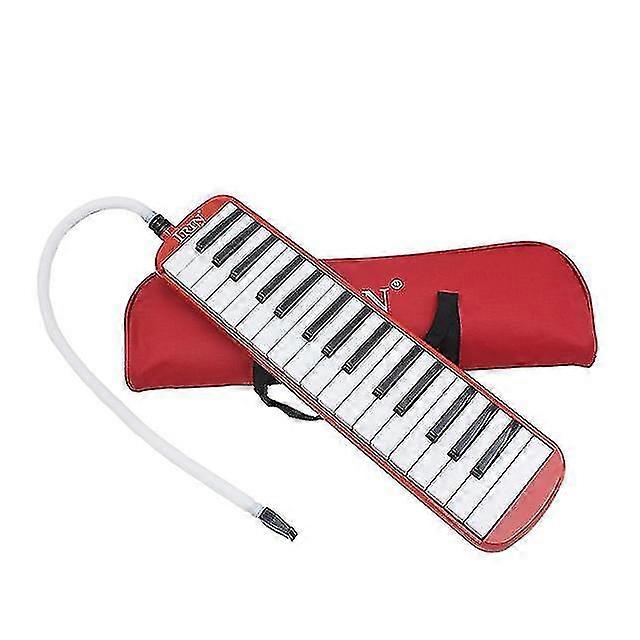 32 Key Melodica Instrument With Mouthpiece Air Piano Keyboard (blue)