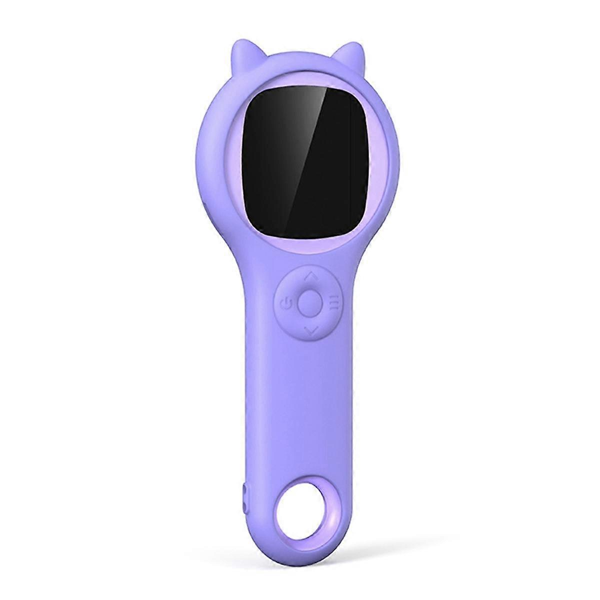 Kid Microscope 500X Handheld Pocket Microscope Kit Super Macro Lens Science Educational Toys with LED Light Purple