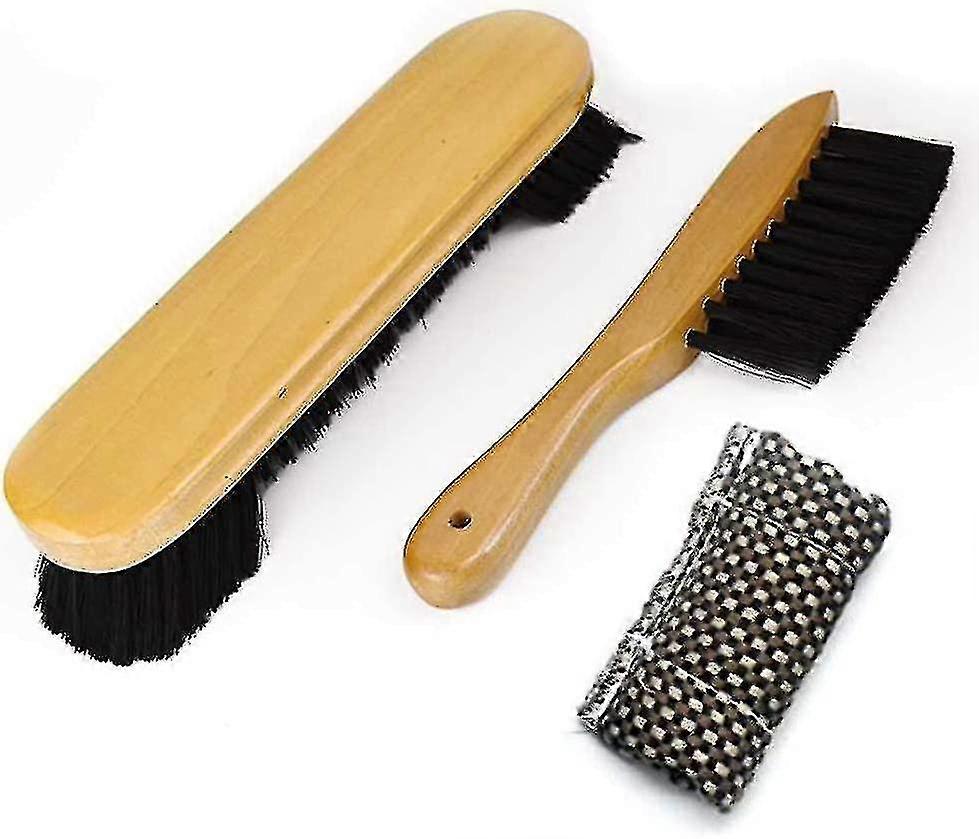 9 "Dřevěný kulečník Kulečník KulečníkOvý stůl A Rail Kartáč Set s Cue Shaft Cloth Slicker Cleaner