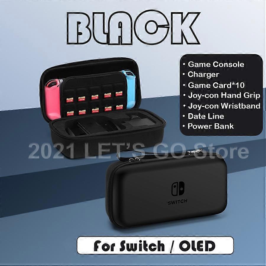New Nintendo Switch OLED Console Storage Bag Portable Hard Shell Case Large Capacity Powders Game Accessories