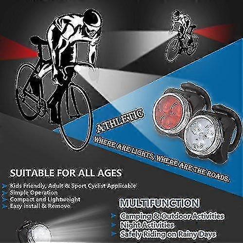 الدراجة ضوء مجموعة، سوبر مشرق Usb أضواء دراجة قابلة لإعادة الشحن، Ipx4 ماء الطريق الجبلية أضواء الدراجة القابلة لإعادة الشحن الضوء الأمامي والضوء الخلفي